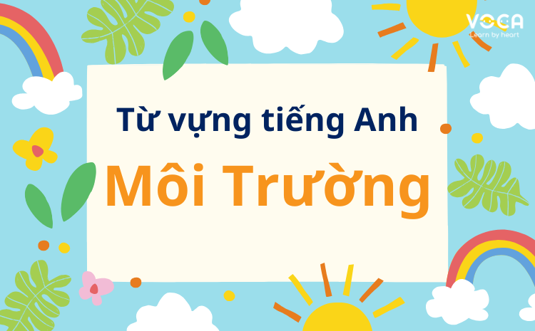 Tất tần tật từ vựng tiếng Anh theo chủ đề môi trường đầy đủ nhất